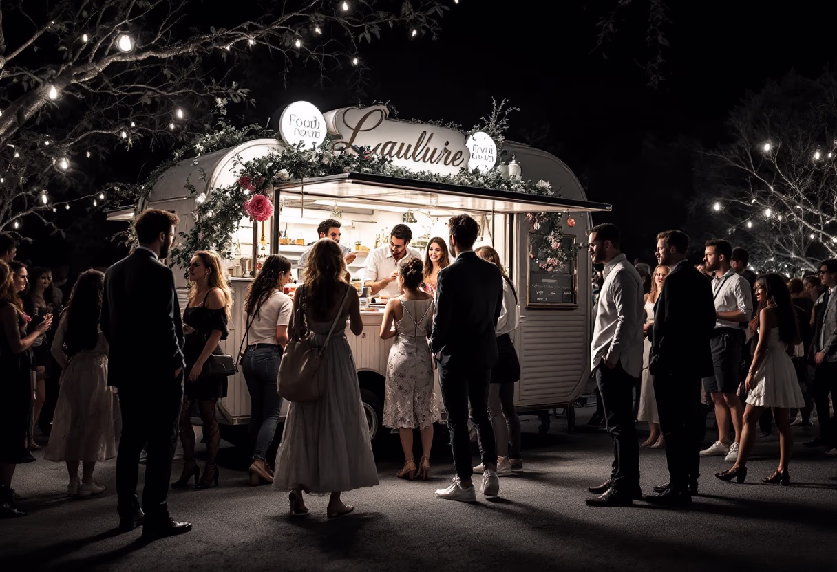 image of community engagement (for a food truck)