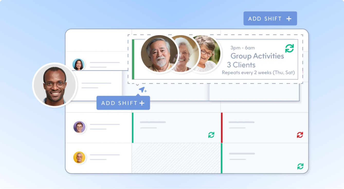 ShiftCare screen 1