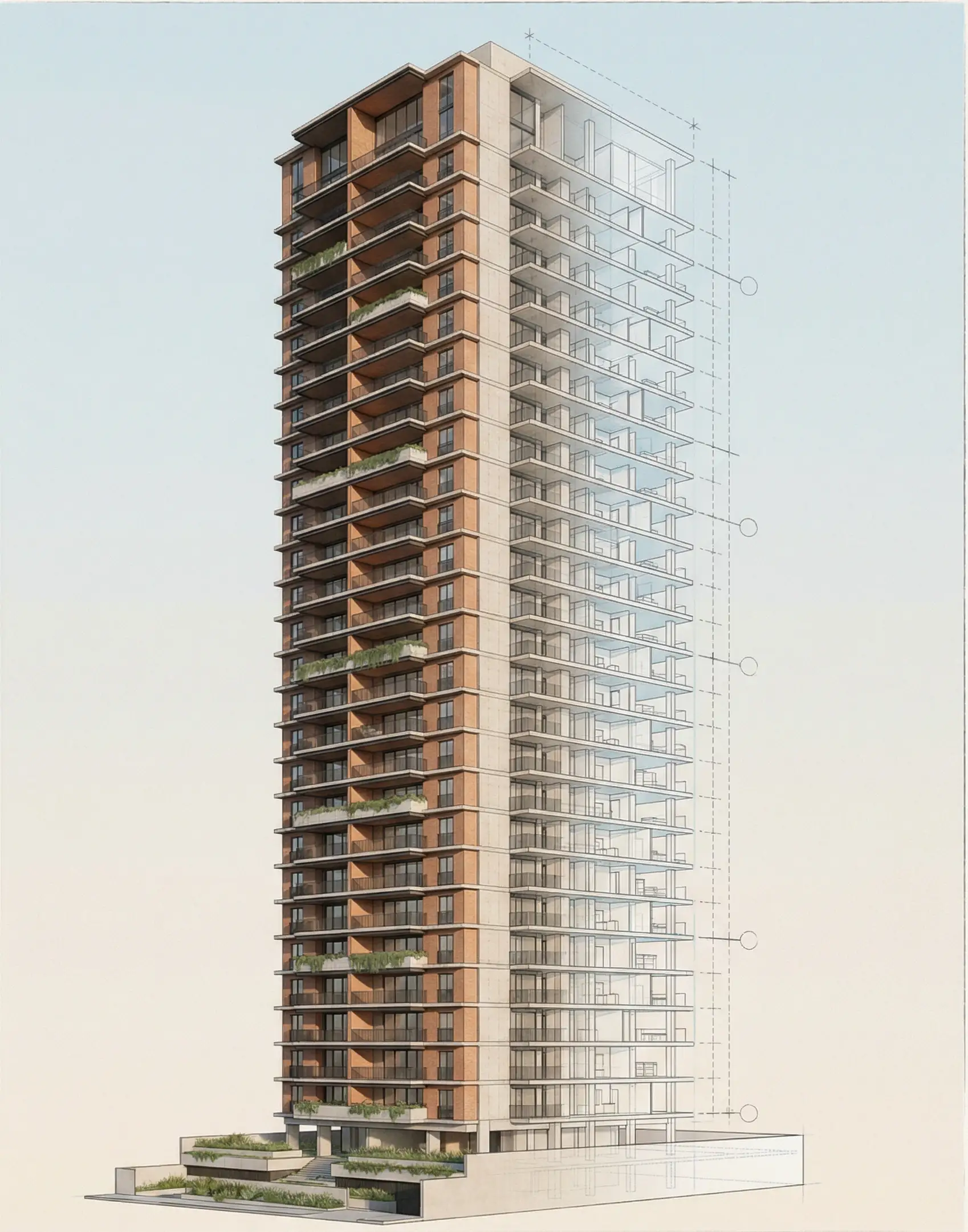 Concept Image of a building facade