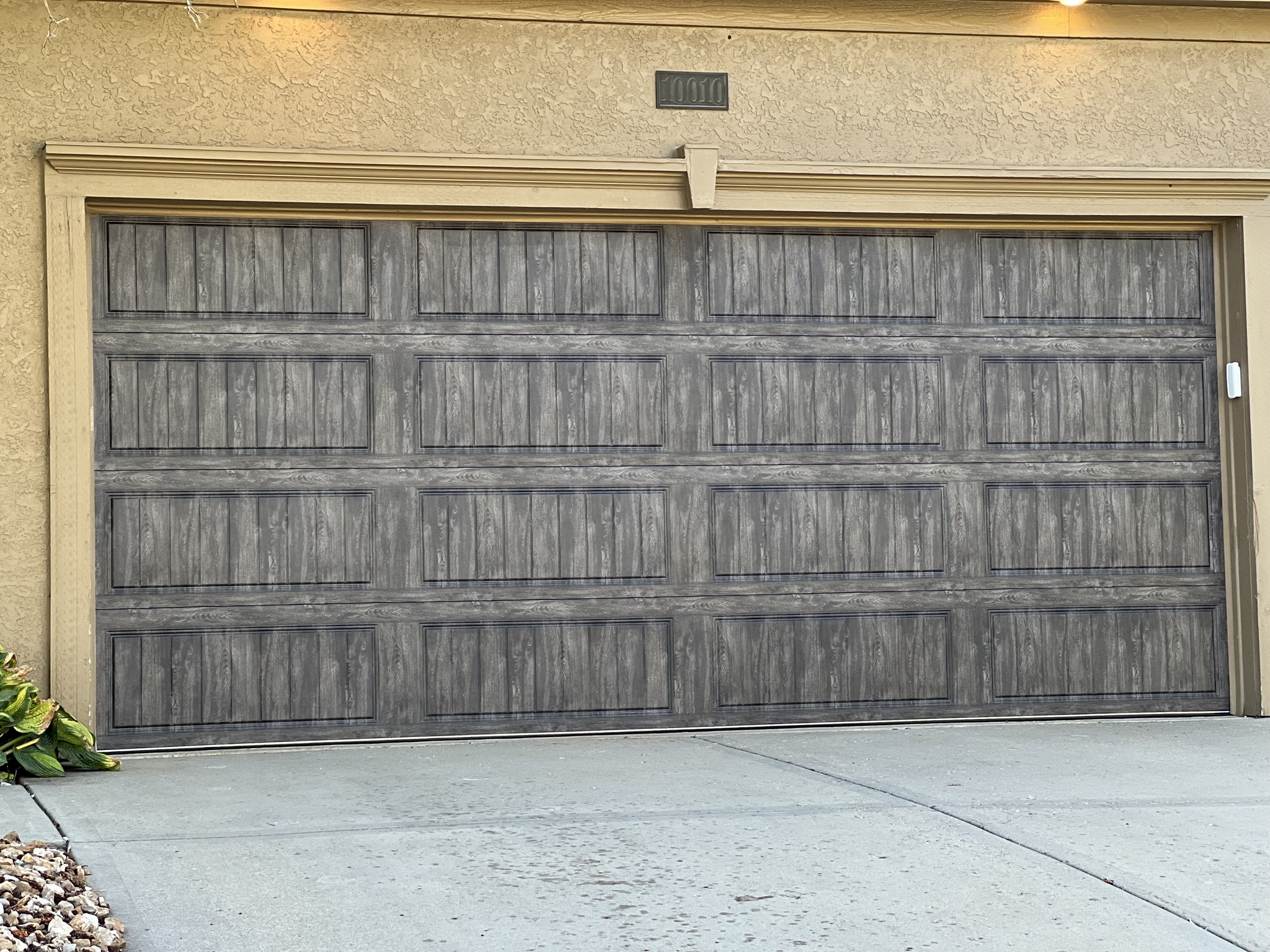 Clopay Gallery Collection Garage door remodel.