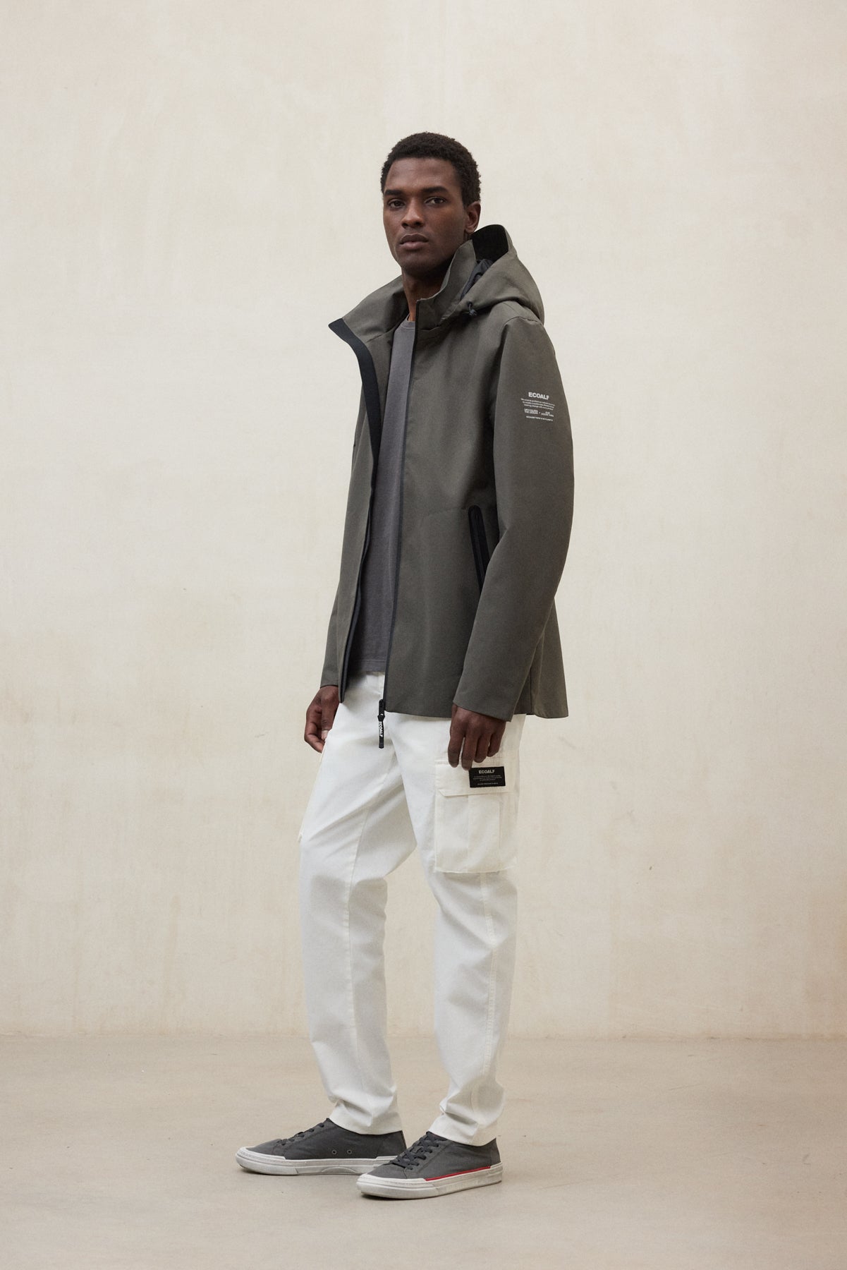 에코알프 타르카 재킷 애스터로이드 그린 - 오션 얀 재생 소재 테크니컬 셸 재킷