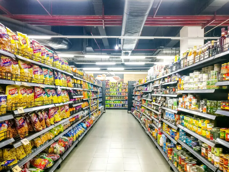 FMCG packaging with printed labels, high security labels, and thermal transfer ribbons for consumer goods