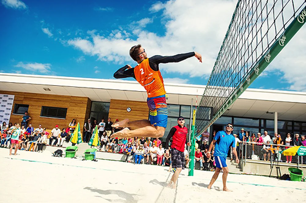 Beach volejbal v areálu Beachwell Pelhřimov