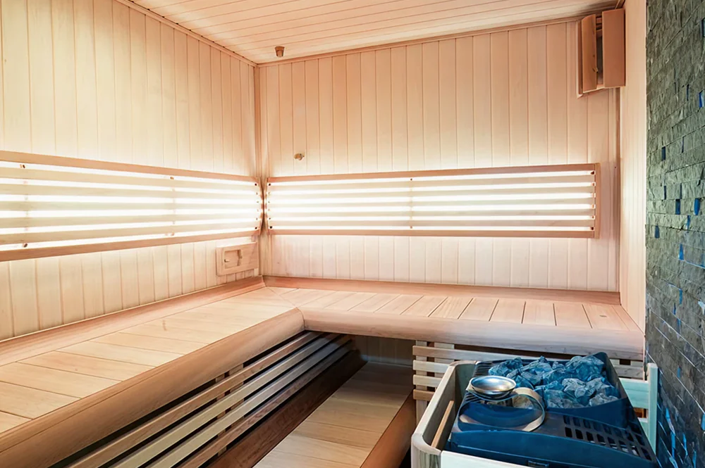 Biosauna s bylinnými aromaty ve wellness Beachwell