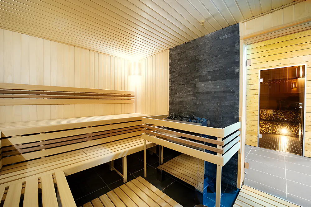 Interiér saunového světa Beachwell