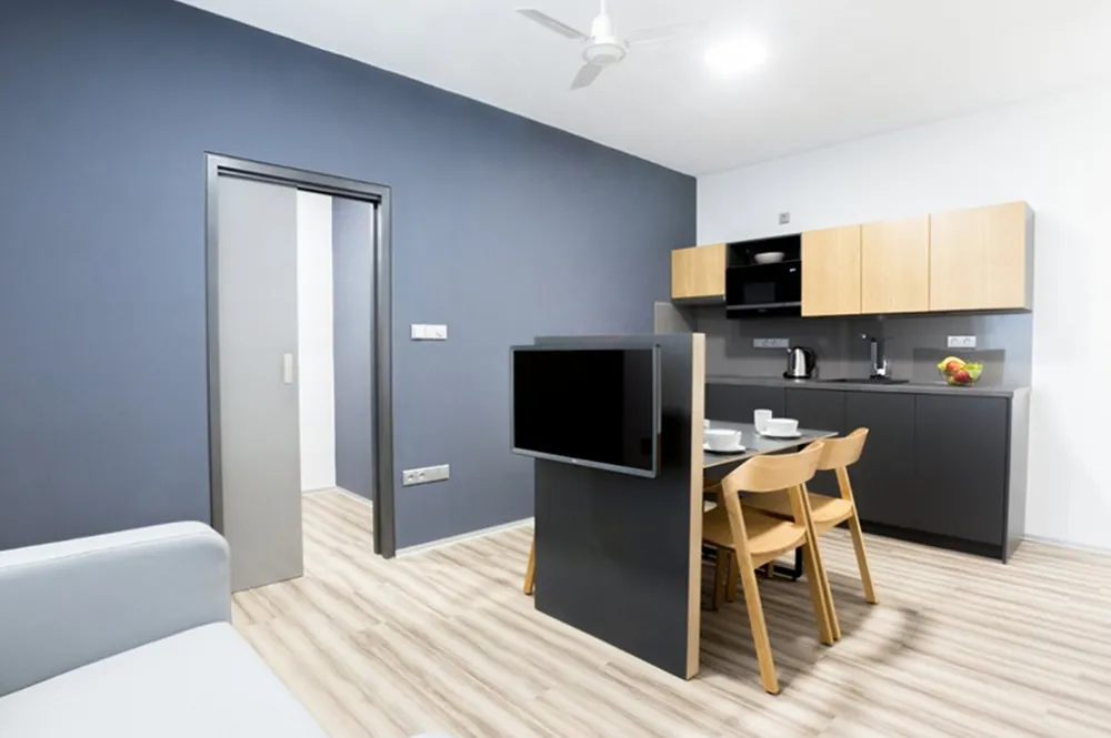 Pokoje penzionu Beachwell s moderním vybavením