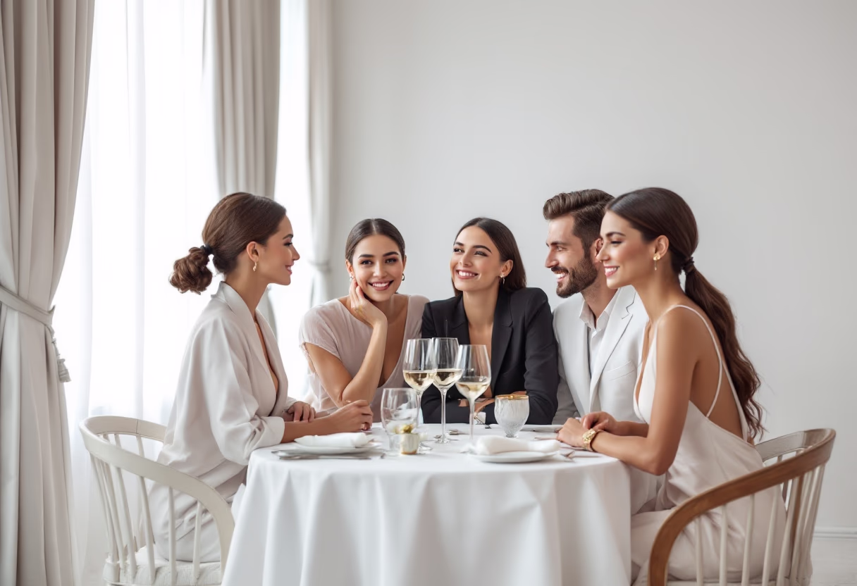 image of a hosted event inside the restaurant