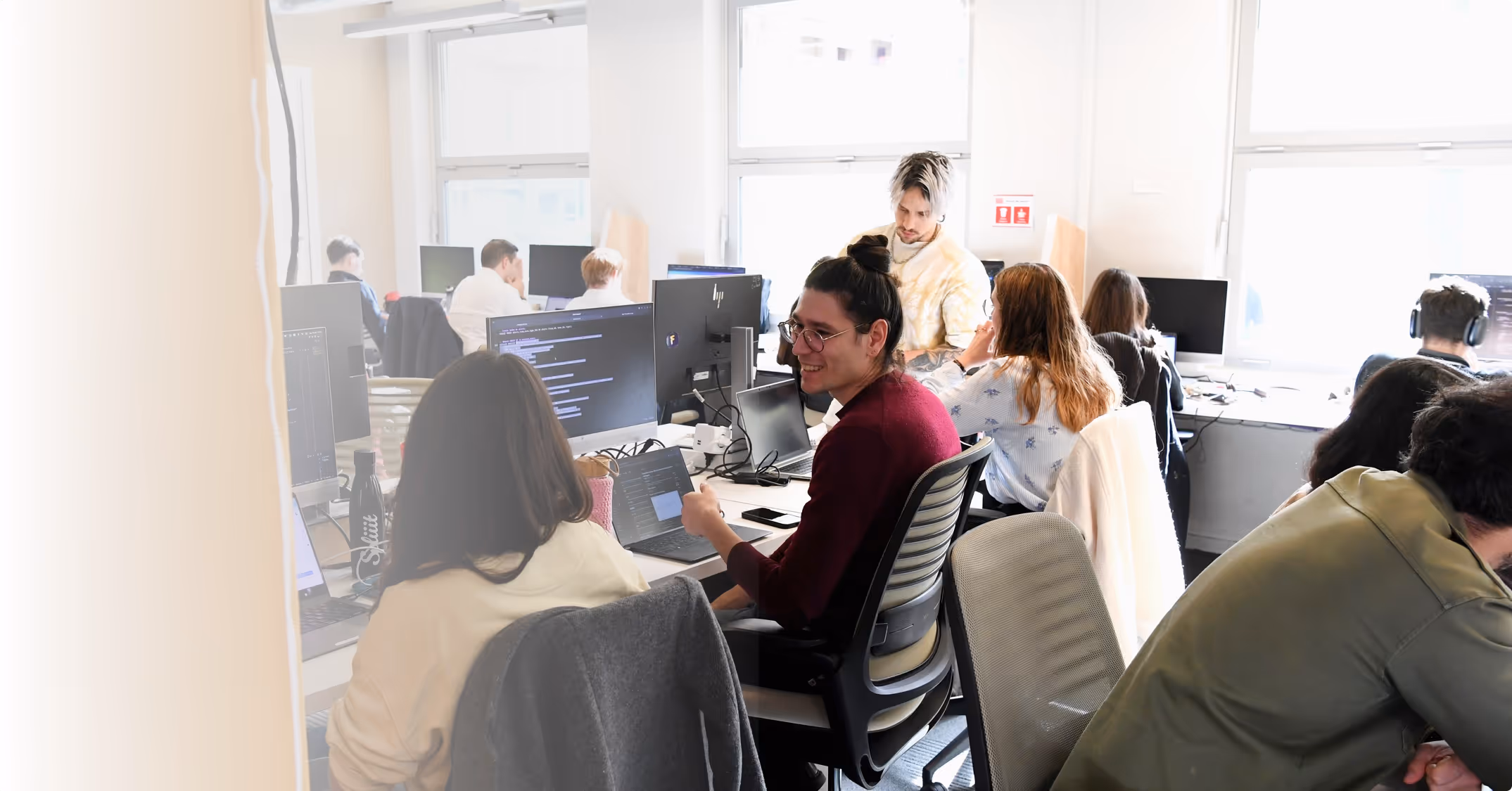 People working together