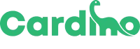 Cardino company logo in green text with a leaf design integrated into the letter 'i'.