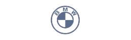 BMW logo with blue and white quadrants enclosed in a circle and the letters BMW on top.