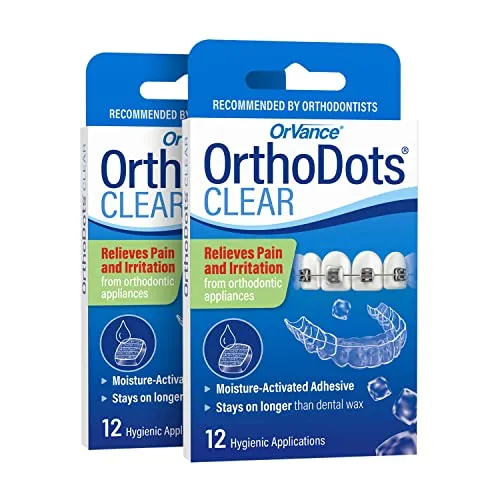 OrthoDots CLEAR – Moisture Activated Braces Wax