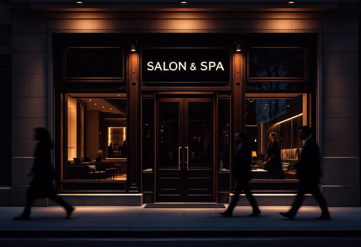 image of salon and spa exterior