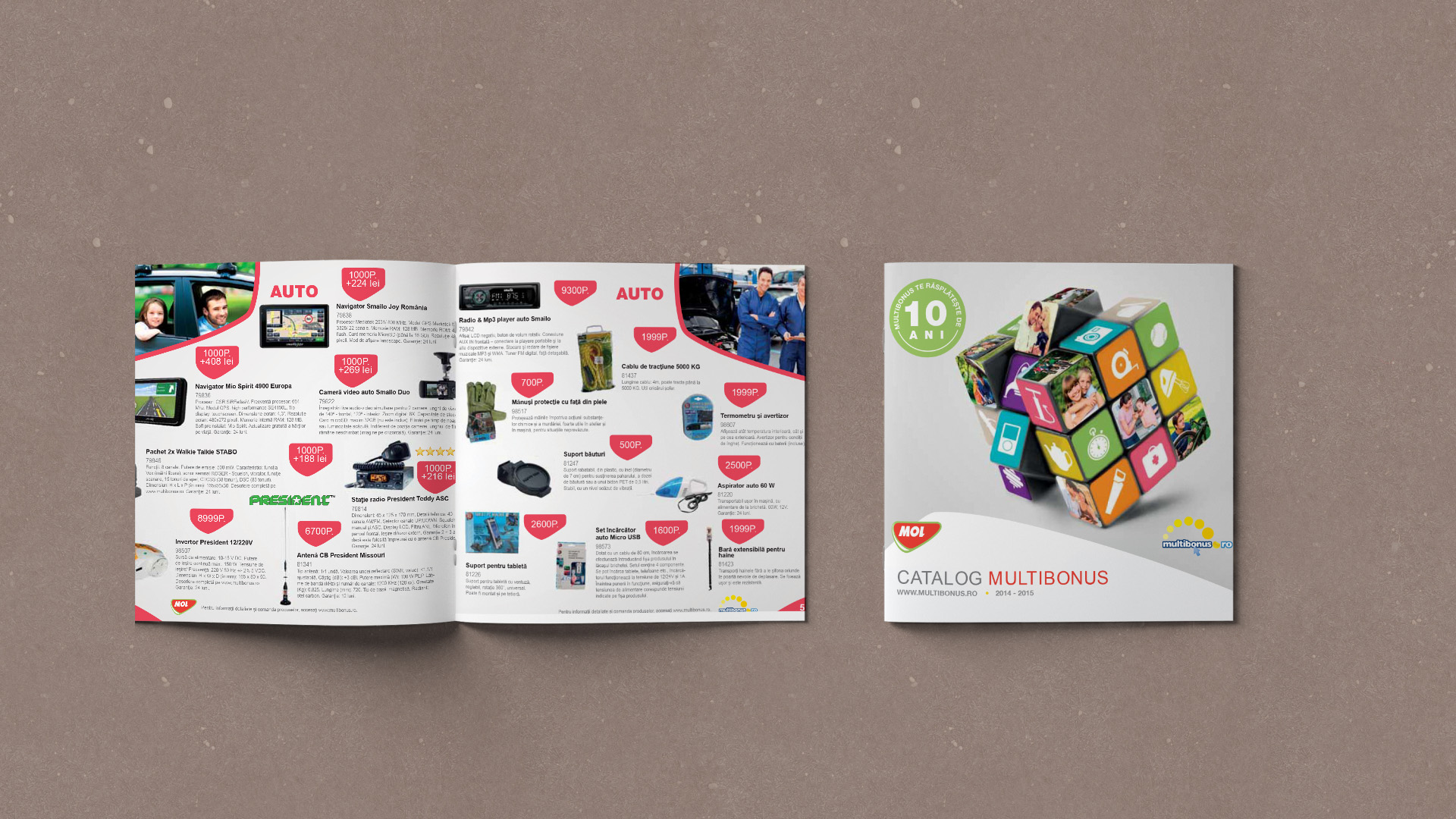 Product catalogue developed for MultiBonus, focused on customer experience, hobby-driven storytelling and vibrant seasonal visual identity.