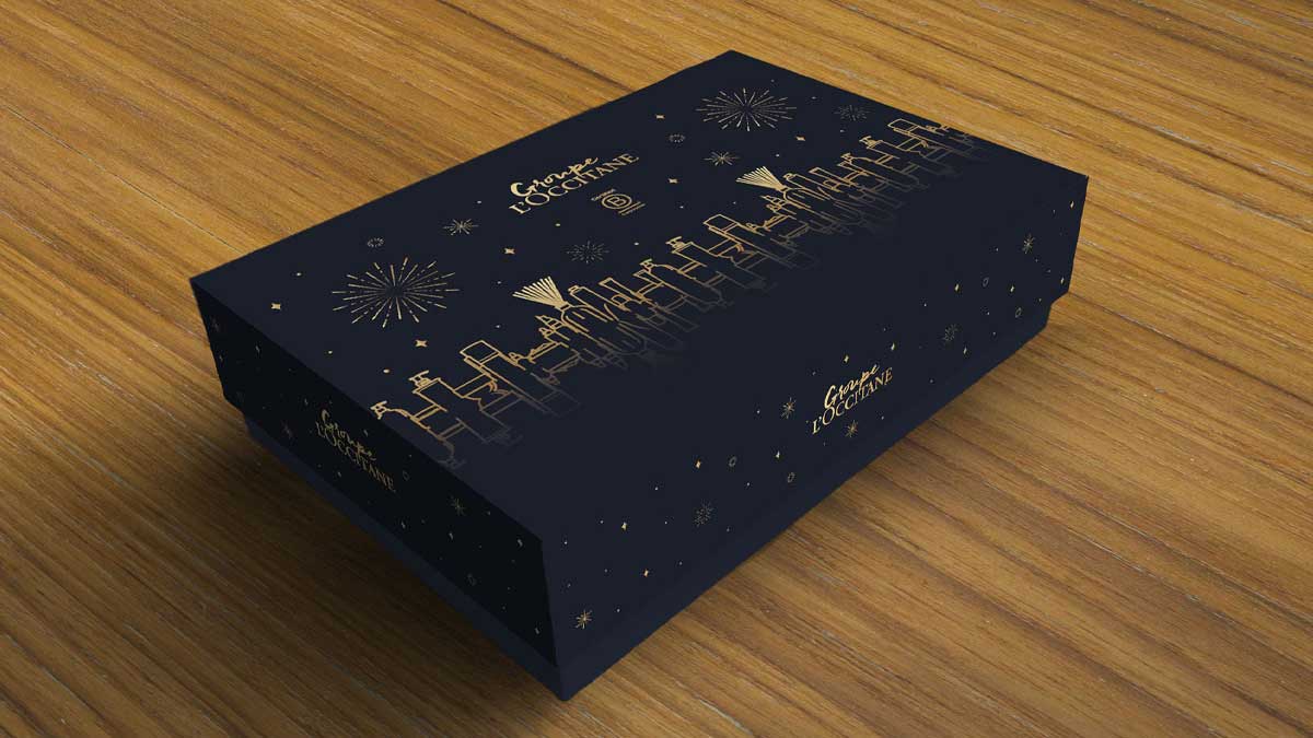 packaging design for L’Occitane classy and highly attractive packaging solution for special occasions