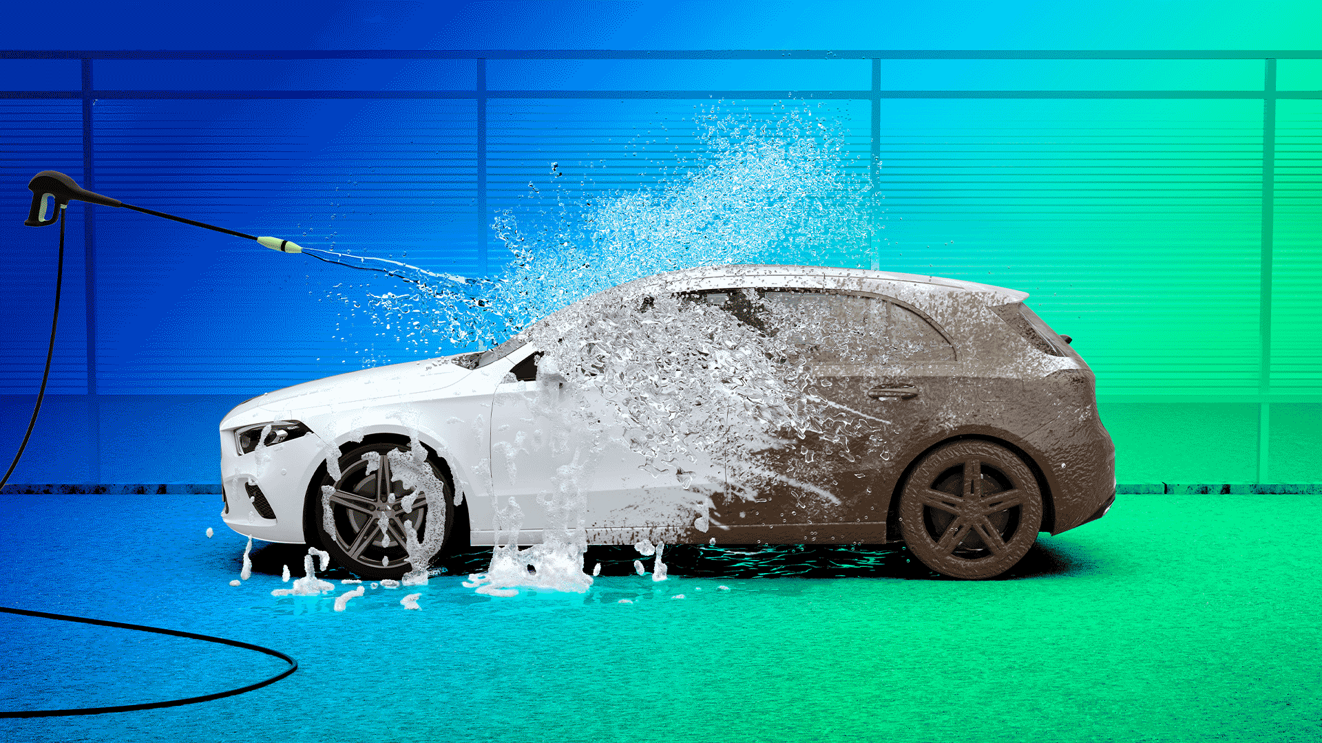 Car Wash & Jet Wash rebranding project featuring updated visual identity, retail signage, and integrated communication to enhance customer experience and brand visibility.