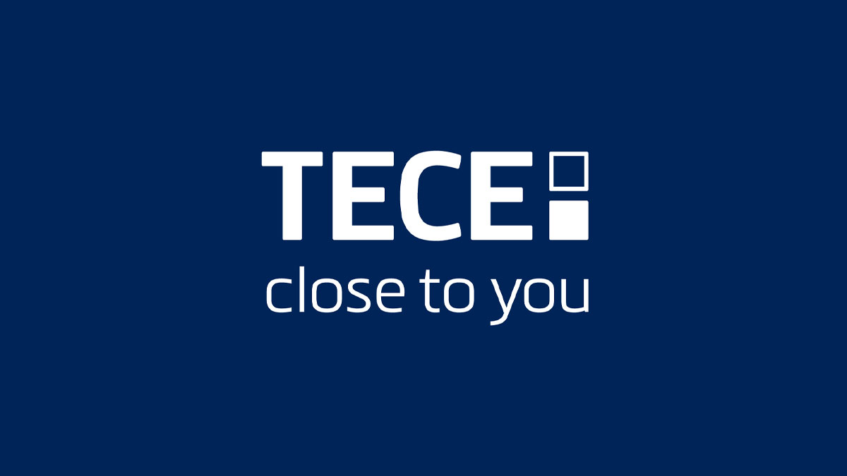 Modular in-store display systems for TECE TECflush, TEClux and TECdrain products, featuring interactive wall modules, illuminated stands and product showcases for sanitaryware specialists.