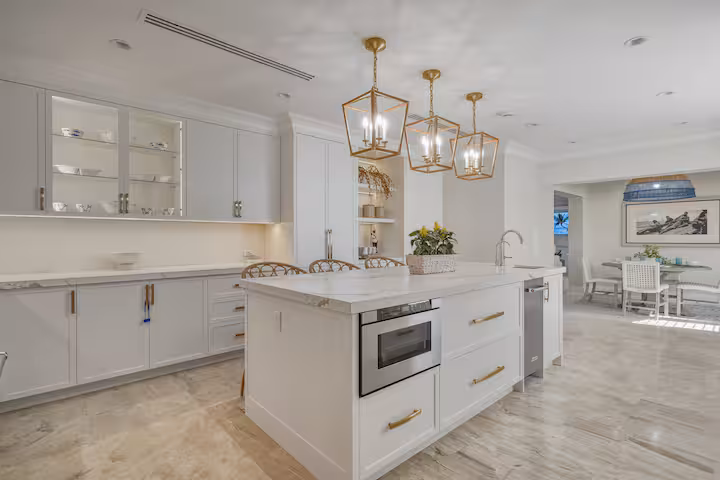 Chef's kitchen at Ocean Palms Nassau