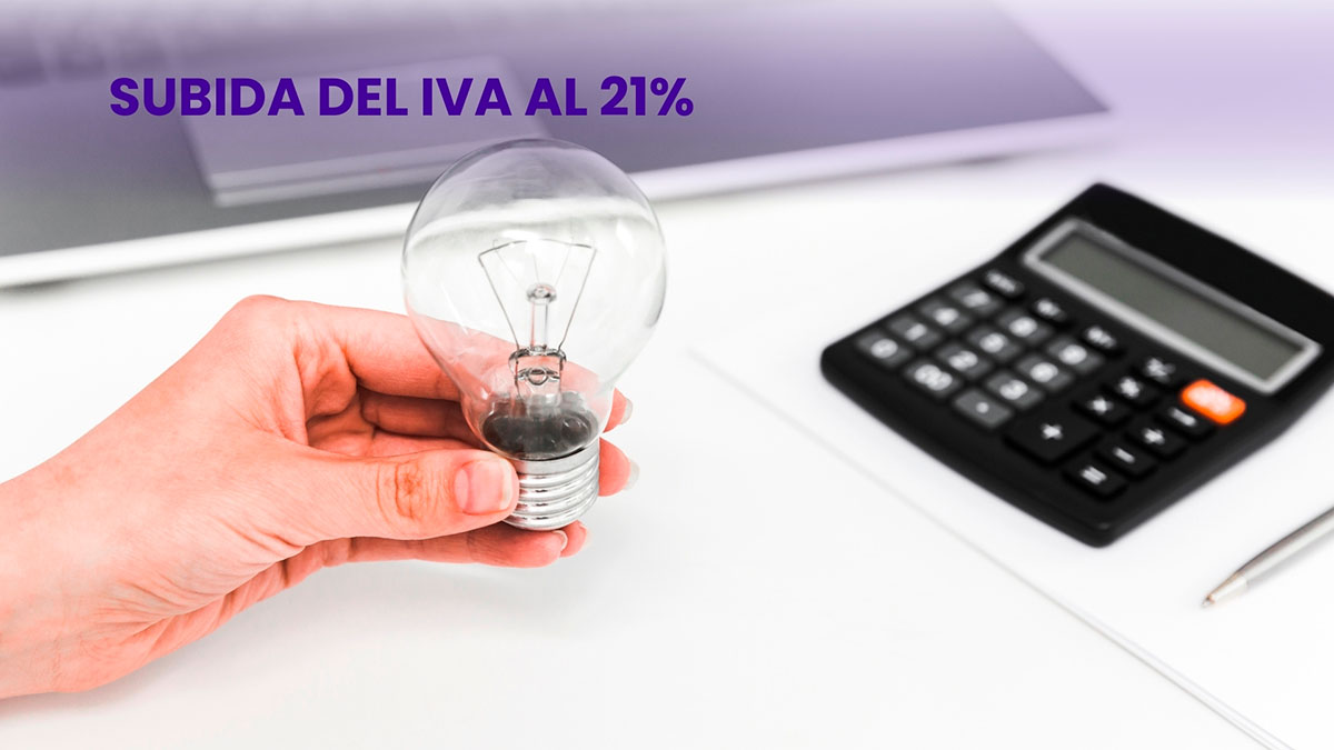 Subida del IVA en la factura de la luz