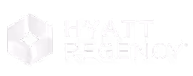 Hyatt Regency logo with a geometric star-shaped icon.