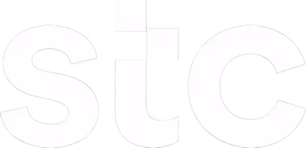 Lowercase letters 'stc' in a bold white font with transparent background.