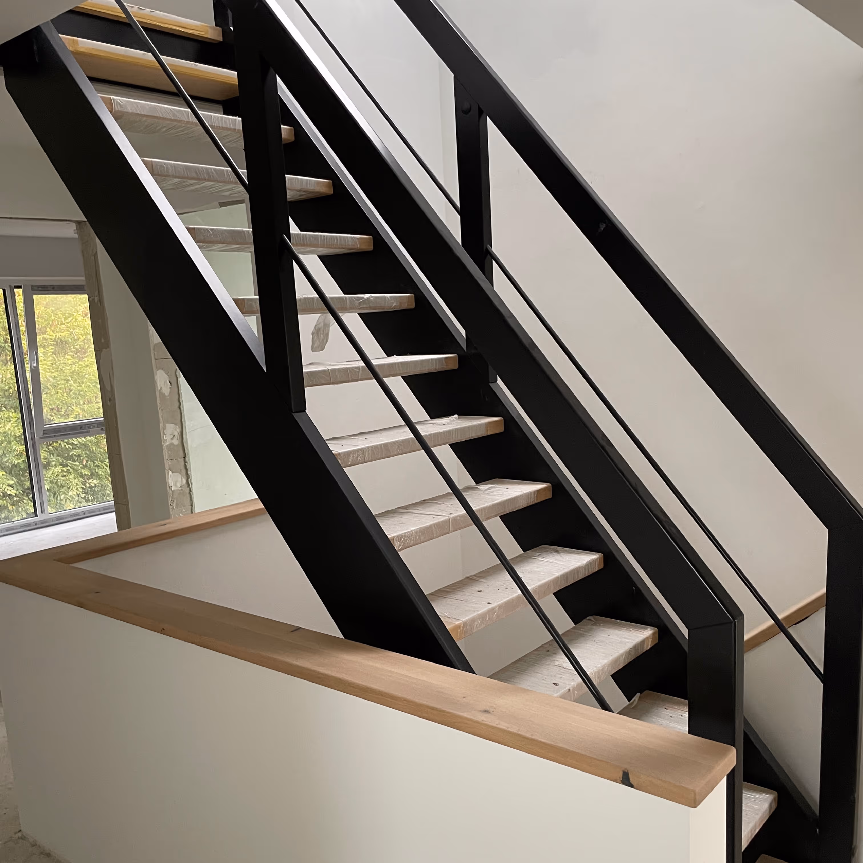 Treppe in einem Einfamilienhaus