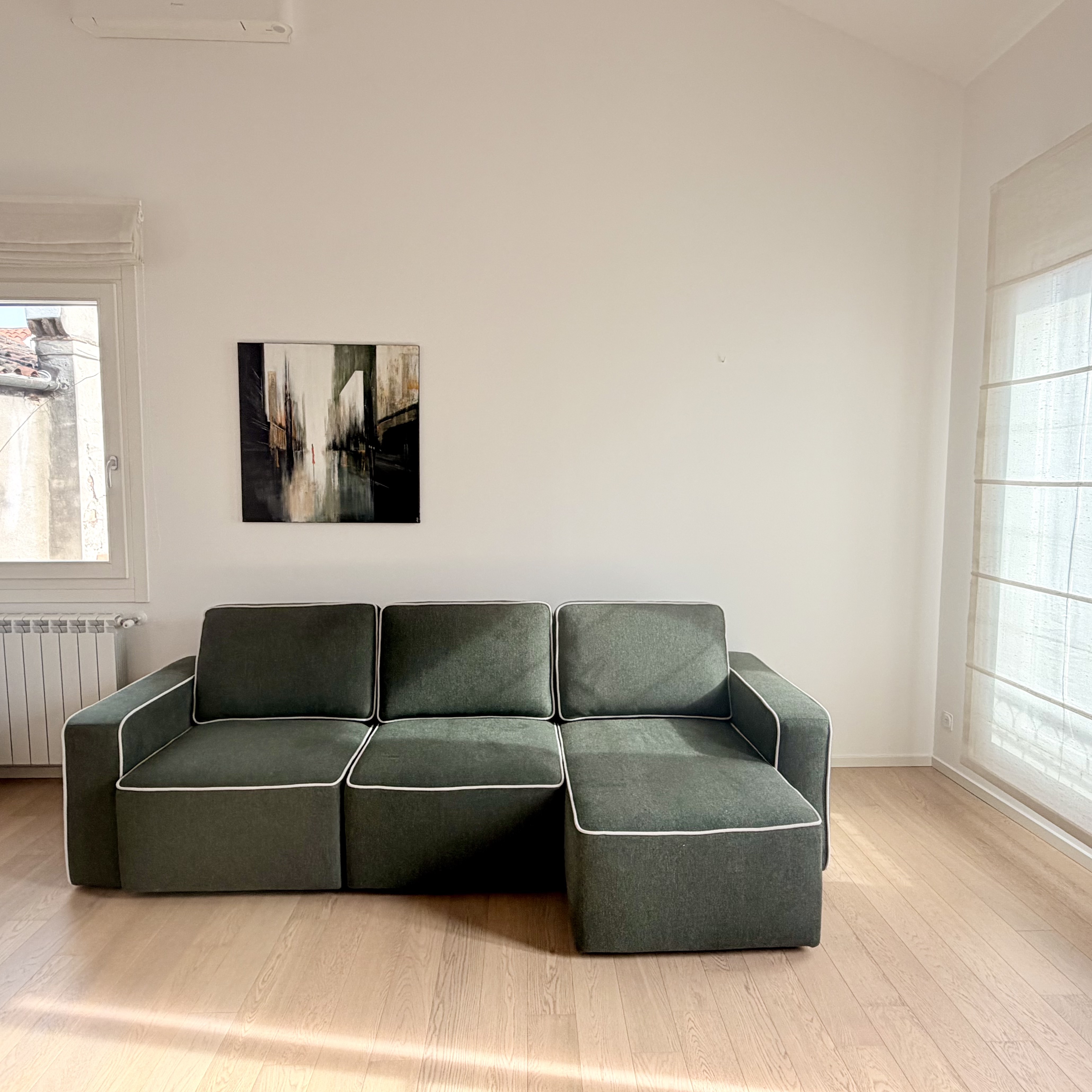 Schlafzimmer in Dachschräge