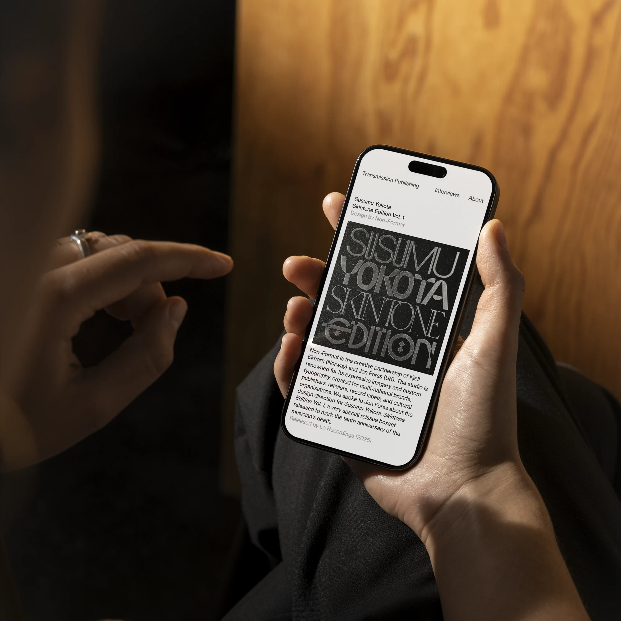 Digital platform and book publisher exploring the cross section between art, design, music and culture. 