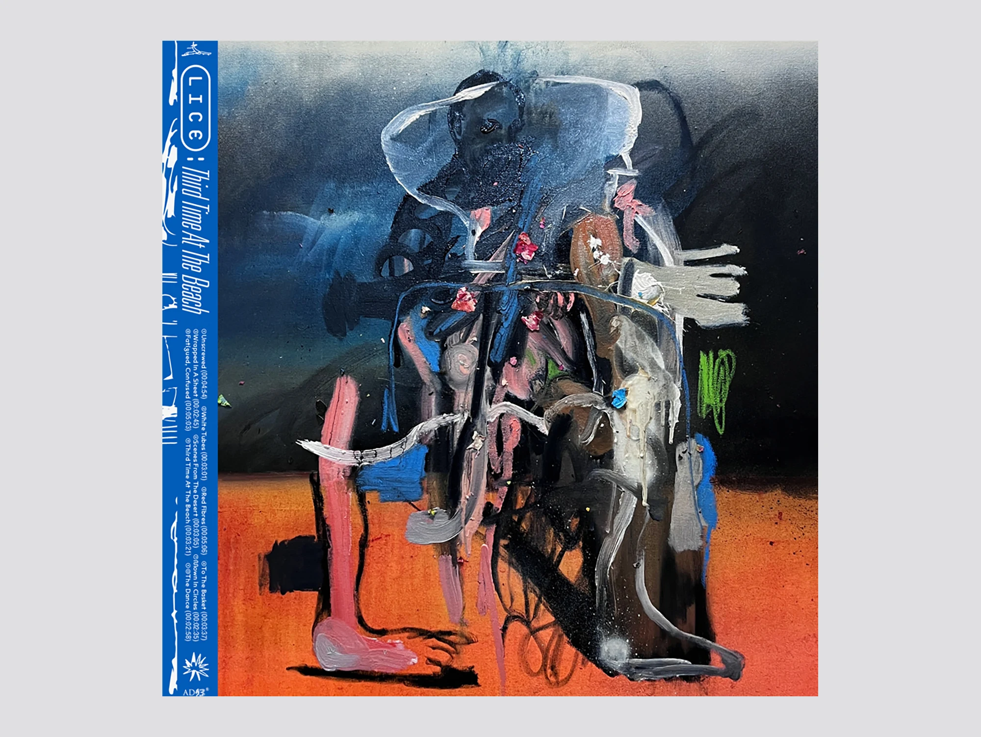 Ciaran Birch is a freelance graphic designer known for his experimental approach to typography. He works with clients in the art, music and entertainment industries and the independent records labels Accidental Meetings and AD93. We spoke to Ciaran about the design direction for ‘Third Time At The Beach’ the second album release by Lice, the experimental rock band from Bristol, UK. 