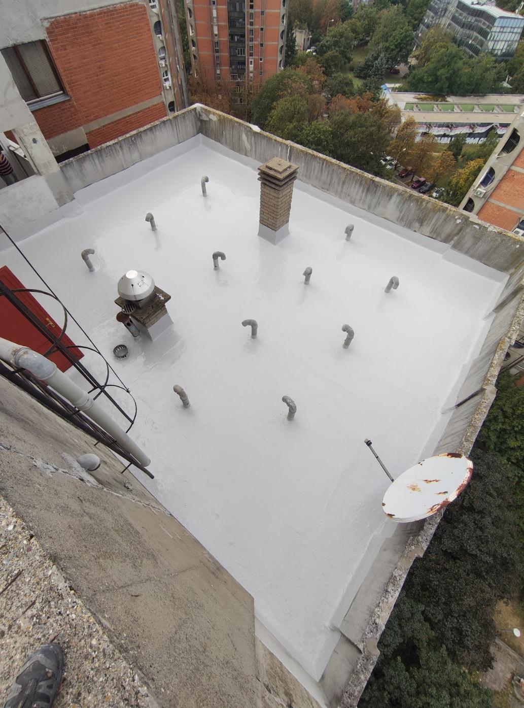 Sanacija krova hidroizolacijom