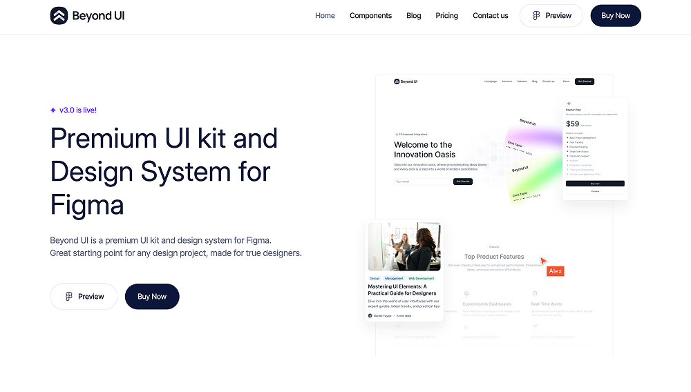 Beyond UI homepage