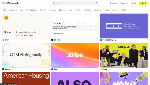 OGimage.gallery homepage