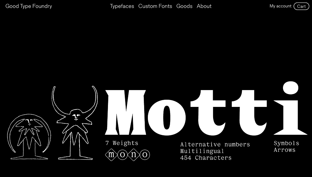 Good Type Foundry homepage