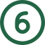 Green recycling symbol with a dollar sign in the center representing eco-friendly money or savings.