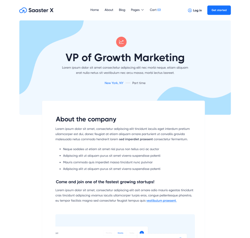 Single Careers - Techstar X Webflow Template