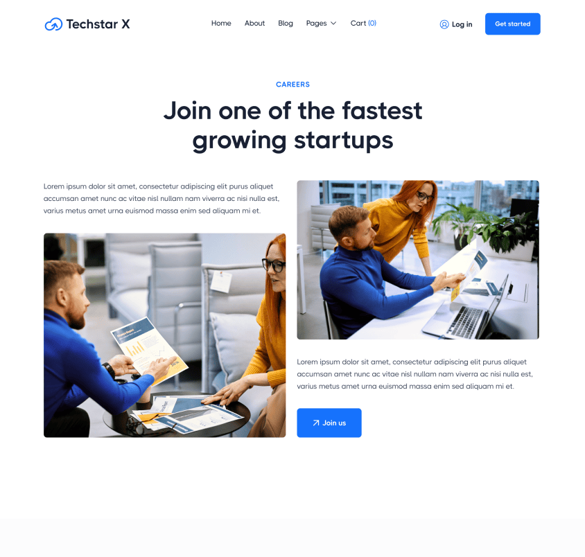 Careers - Techstar X Webflow Template