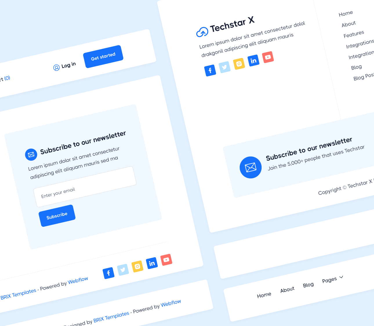 Extra Components - Techstar X Webflow Template