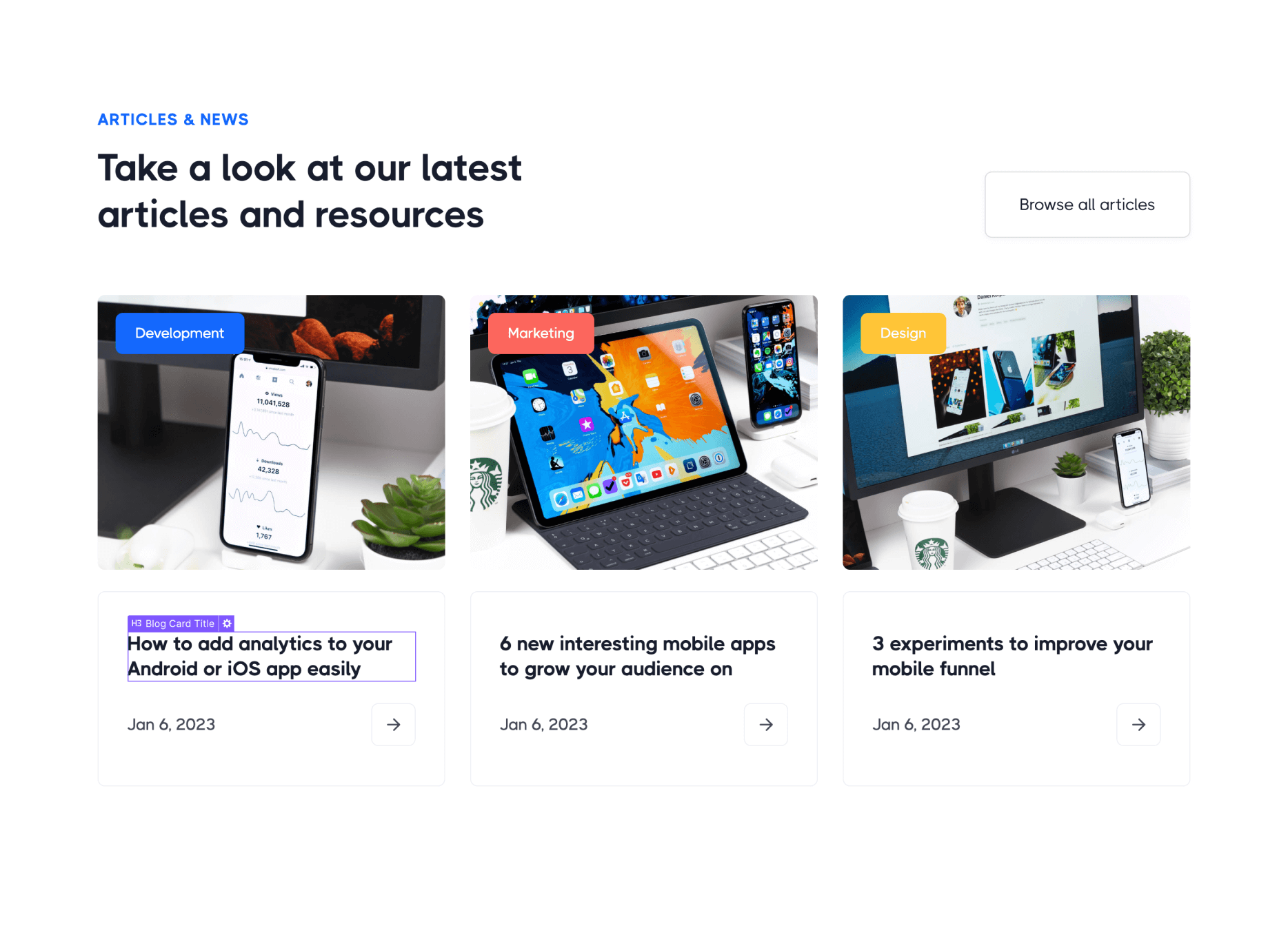 CMS Content - Techstar X Webflow Template