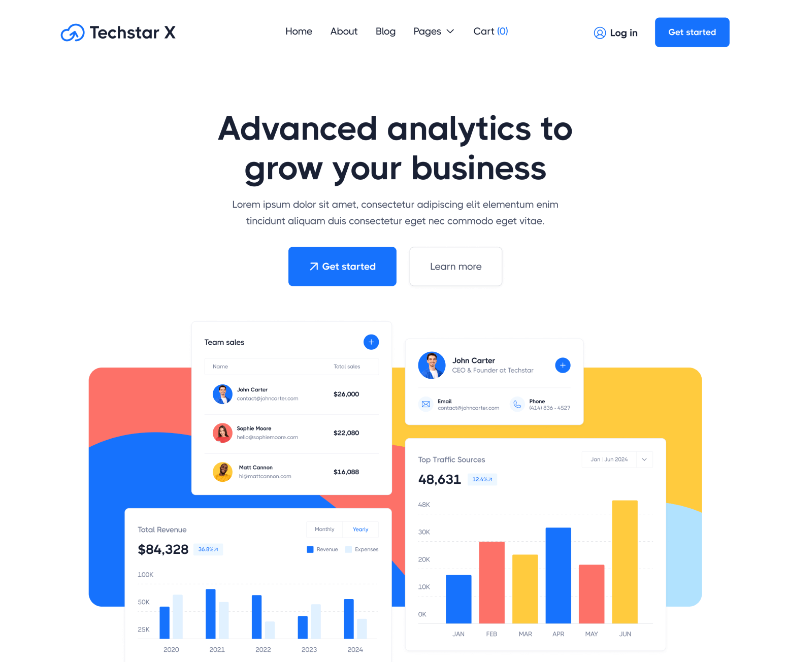 Home - Techstar X Webflow Template