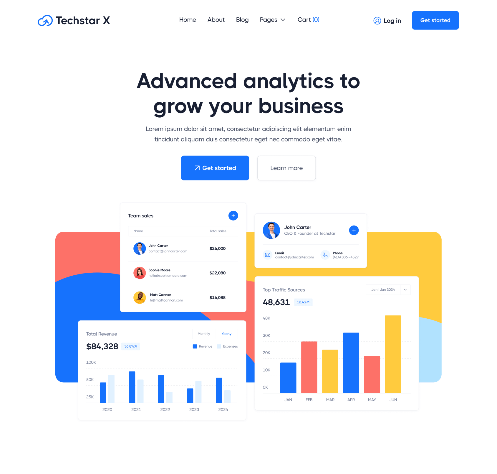 Home - Techstar X Webflow Template