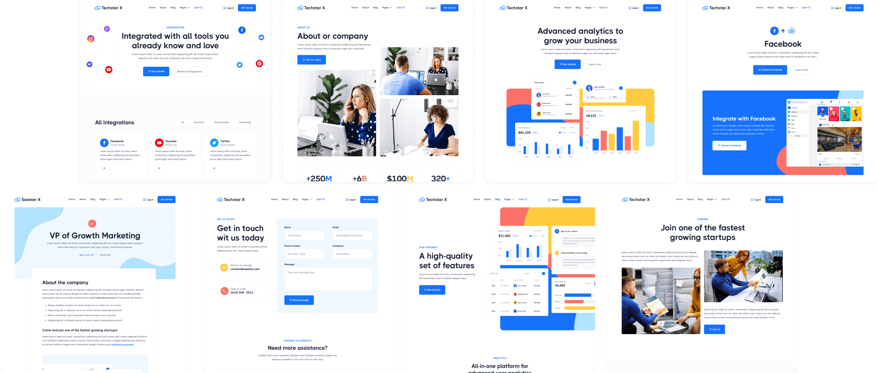 Buy Template - Techstar X Webflow Template