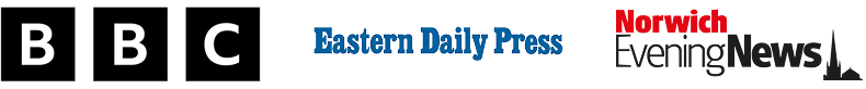 Logos of Eastern Daily Press and Norwich Evening News newspapers.