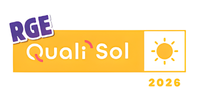 Logo RGE QualiSOL pour Géotherm Solaire