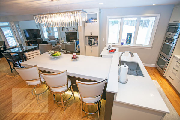 kitchen design with undermount stainless steel sink