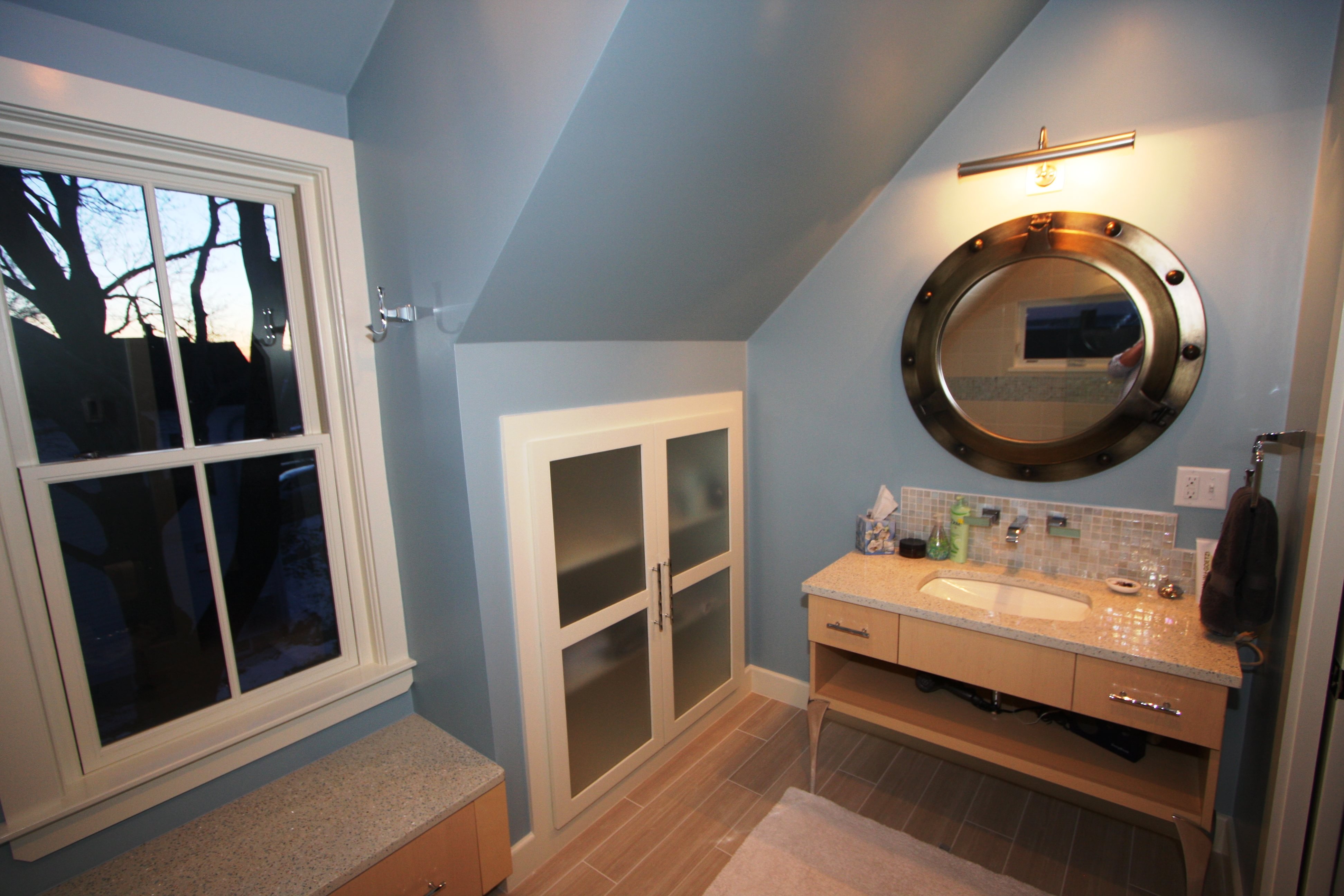 Hull primary bathroom remodel by Transitions Kitchens and Baths