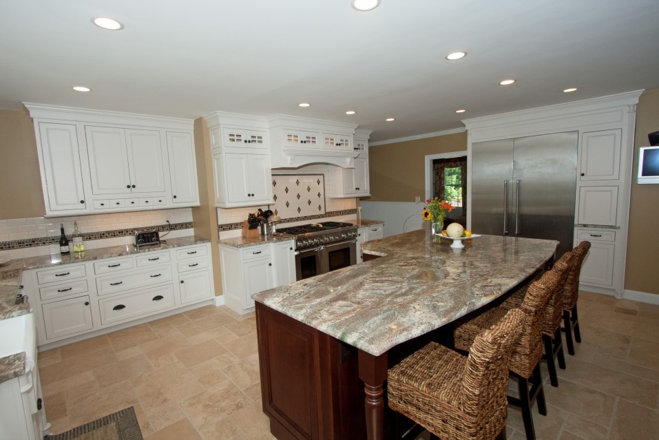 Detail view of the Marshfield kitchen layout and finishes