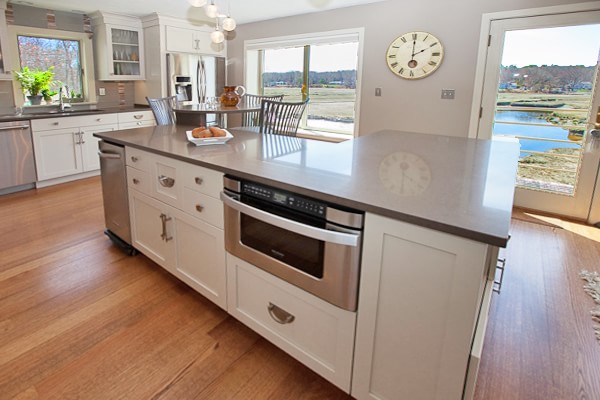 Cabinetry and finish detail in the South Shore kitchen