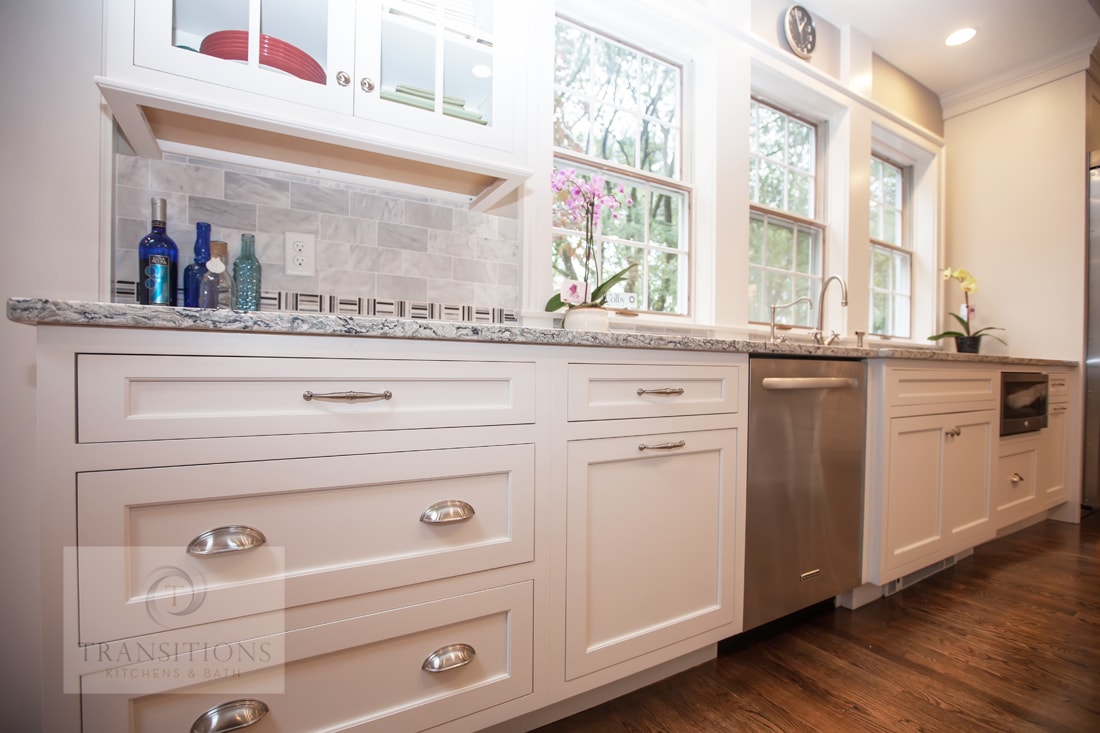 Wide view of the Weston kitchen showing the open layout