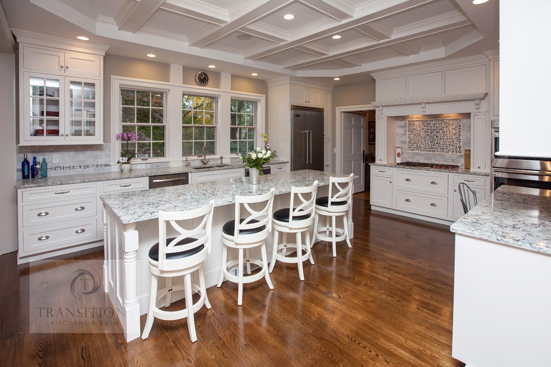 Kitchen island with seating