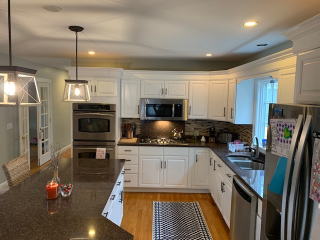 Before the one for one kitchen remodel in Hanover, MA