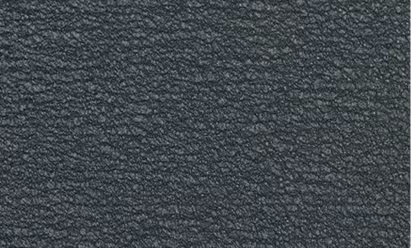 Nahaufnahme einer strukturierten schwarzen Lederoberfläche.
